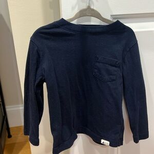 Gap 2T long sleeve pocket t-shirt